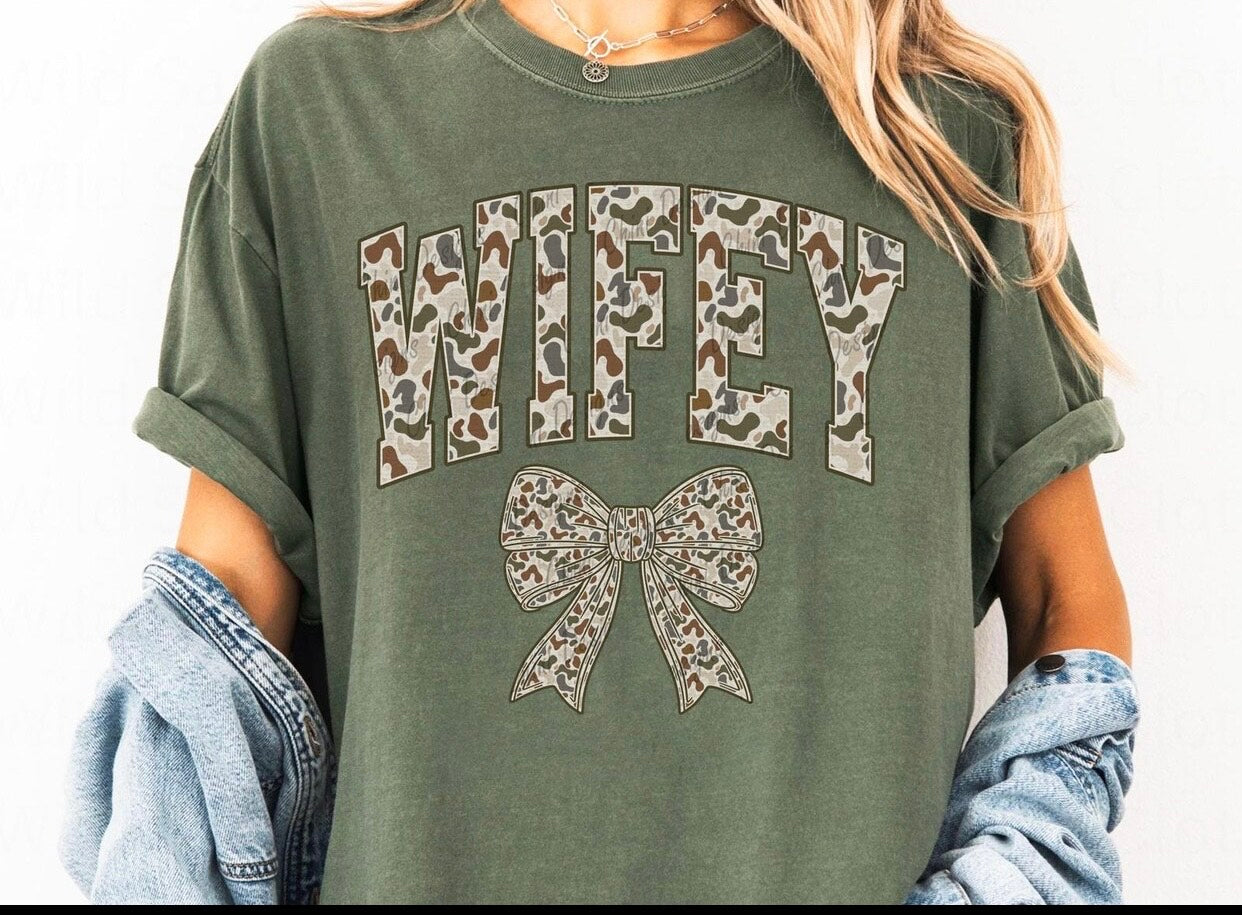 Duck Camo WIfey Tee