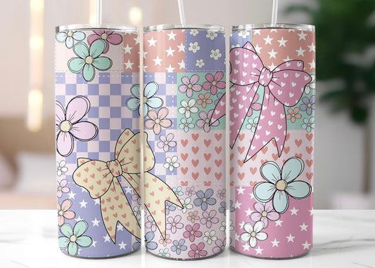 Floral Coquette Tumbler