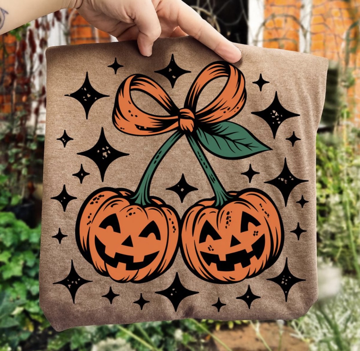 Pumpkin Cherries Tee